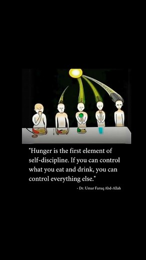 Hunger is the first element of self-discipline. If you can control what you eat and drink, you can control everything else. | Motivation Daily