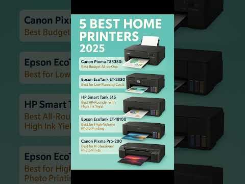 Top 5 Best Home Printers 2025