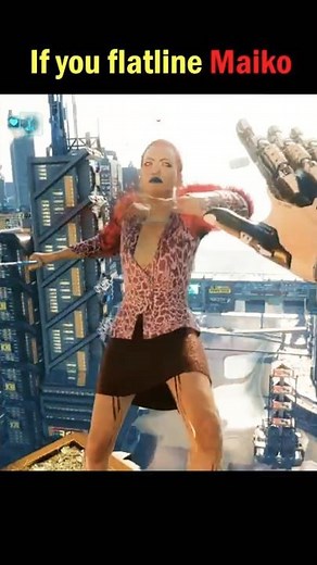 Small detail if you zero Maiko #cyberpunk2077 #cyberpunk