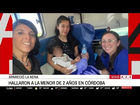 🚨 THE 2-YEAR-OLD GIRL WHO WAS MISSING IN CORDOBA HAS BEEN FOUND