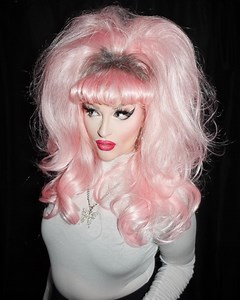 VIDEO VIXEN WIG: Long, Bubblegum Pink. Made to Order 80s Style Drag Wig - Etsy