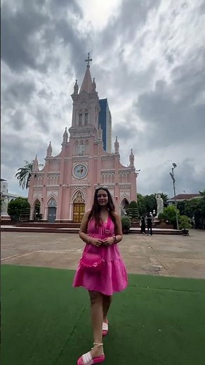 Exploring Da Nang 🇻🇳 | Pink Church, Dragon Bridge & Hotel Stay #DaNang #VietnamTravel #Shorts