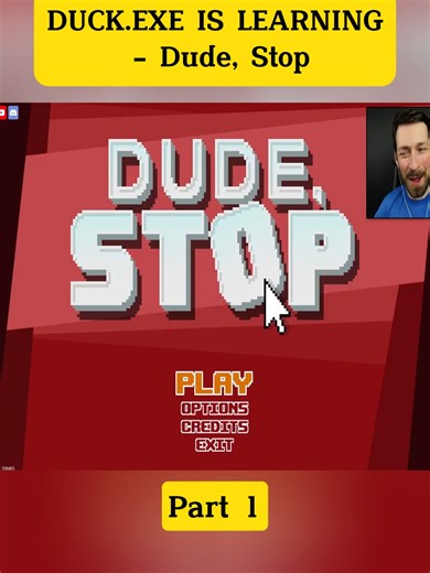 DUCK.EXE IS LEARNING - Dude, Stop-Part 1#CaptainSauce #captain #games #video #funny #game #hilarious #highlights #gaming #fun #fyp #foryoupage❤️❤️