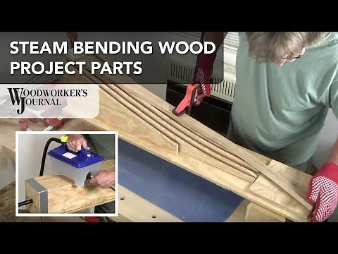 Steam Bending Woodworking Project Parts | Music Stand Project