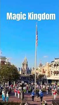 Magic Kingdom Main Street USA Flag Retreat Ceremony National Anthem Walt Disney World WDW Orlando