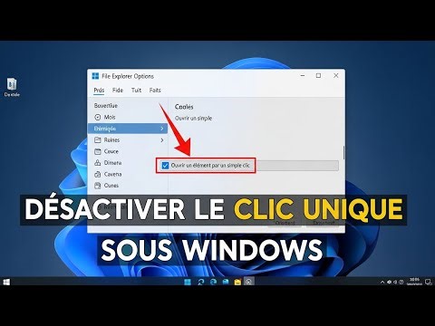 Comment désactiver l’ouverture en un seul clic dans Windows 10/11 ⌨️