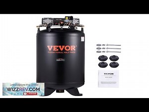 VEVOR 80 Gallon Air Compressor 6.5HP 15.5SCFM@90 PSI 2 Stage 145PSI Oil Free