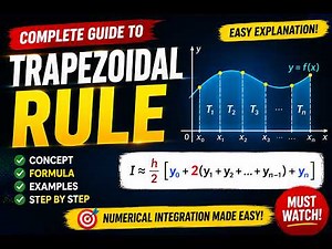Trapezoidal Rule Explained | Numerical Integration Made Easy