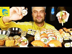 Ultimate ASMR Sushi Mukbang 🍣🐟