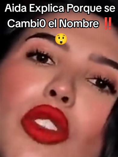 Aida Explica Porque se Cambi0 el Nombre ‼️😲 #AidaVictoria #Experiencias #fyppppppppppppppppppppppp