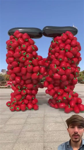 Vegetables collide. c4d works #gadgests #obstaclecourse