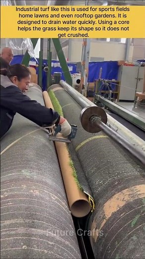 How Artificial Grass is Rolled