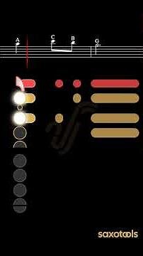 Learn to play Over The Rainbow Harold Arlen with Saxotools! #saxo #saxplained #learnsaxophone