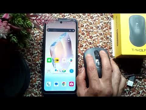 The T-WOLF Q3 Dual-Mode Bluetooth and Wireless Mouse || How to connect wireless mouse to helio 55