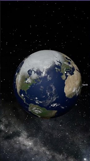 Simulation of the solar system