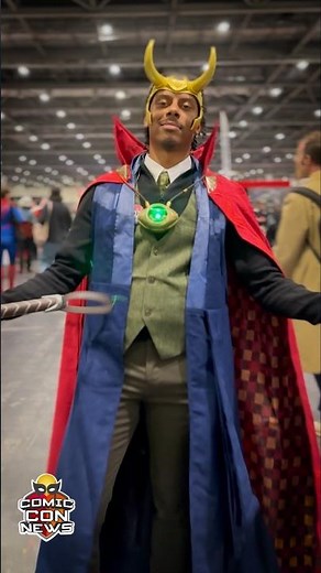 Loki & Doctor Strange Cosplay Marvel Crossover #shorts #halloween #teammotso #marvel