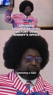 Afroman celebrates legal victory over sheriff’s office
