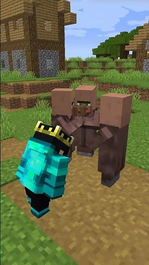 Trolling Villager From SCARY MONSTERS In Minecraft..! #minecraft #gaming #scaryminecraftmyth#shorts