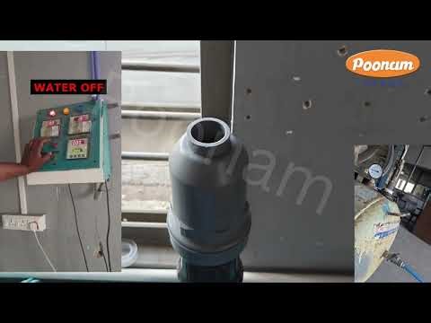 Double Acting PP Air Valve Test Setup POONAM Valves Air Release & Vacuum Test