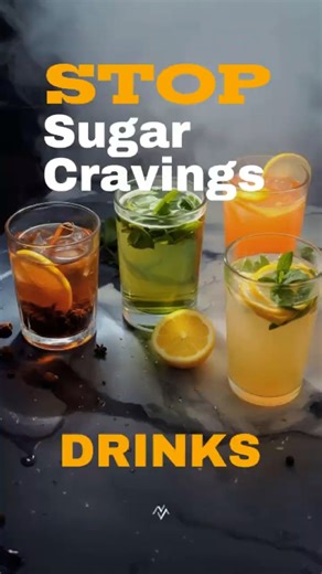 5 Drinks That Stop Sugar Cravings Instantly | Kill Sweet Urges Fast ❌🔥 #weightloss