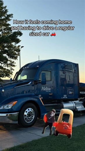 Everything’s small 🤣 #trucker #trucking #flatbed #trending #viral | Melton Truck Lines, Inc