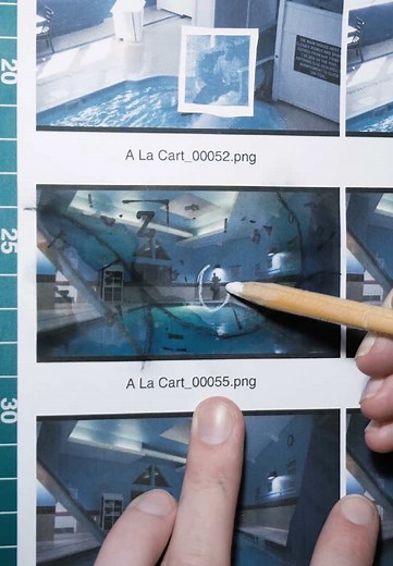 Complex Paper Animation Process for