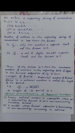 Repeatitive Decimals #shorts