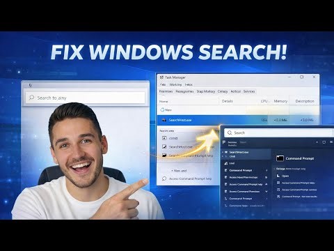 Fix Windows 11/10 Search Bar Not Working (Easy 30-Sec Fix 2026)
