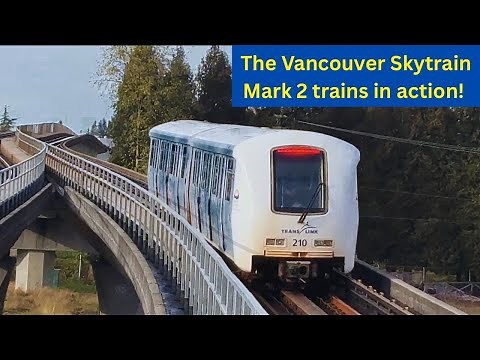 Vancouver Skytrain Millennium Line compilation | 2002 Mark II Skytrains on the Millennium Line