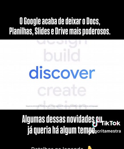 Novas funcionalidades do Google Docs e ferramentas de IA