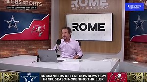 Showing up at 44 years old and passing for 379 yards and four touchdowns in the season opener. | Jim Rome