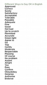 72K views · 805 reactions | Different ways to Say Okay in English | Sophai Creator Share | Facebook