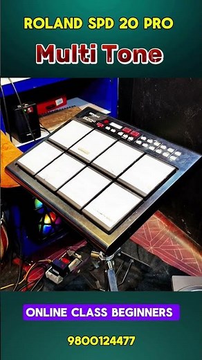 Roland Spd 20Pro 🔥 OCTAPAD LESSONS 💥 SPD20PRO PATCH 🔥#drums #octapadclases #pianotutorial