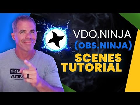 VDO Ninja (aka OBS Ninja) Scenes Tutorial | Jon Myer
