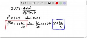 SOLVED:Demonstrate that the Planck distribution reduces to the Rayleigh-Jeans law at long wavclengths.