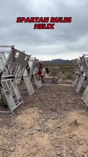 8K views · 21 reactions | Spartan Rules: Helix. Make sure to avoid the ground and the top of the obstacle on this one  #SpartanObstacles #SpartanRace #Spartan | Spartan Canada | Facebook