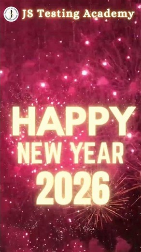 Happy New 2026 | JS Testing Academy