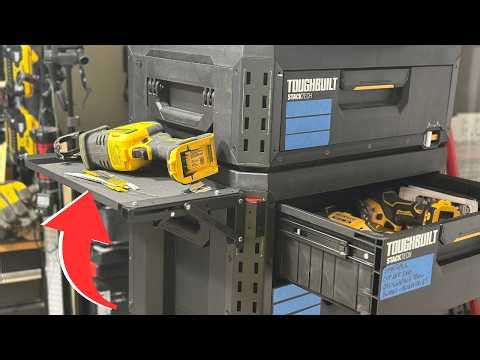 Toughbuilt stacktech side work platform install