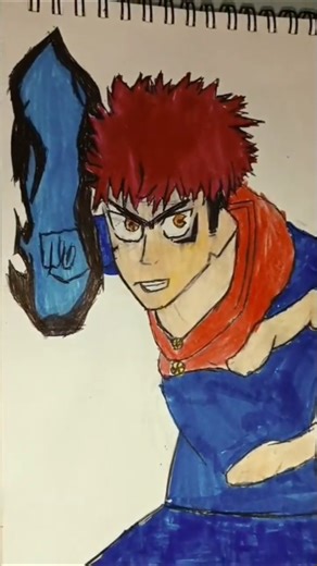 #anime # jujitsu #yugi#drawing