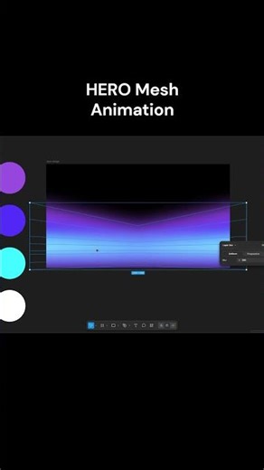 Trending Mesh Animation for webiste design #websiteinspiration