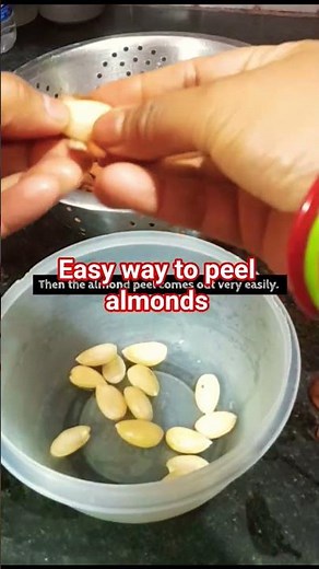 The Secret to Peeling Almonds Easily