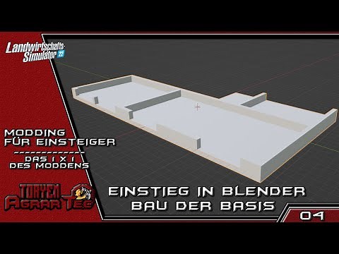 LS22 - Modding für Einsteiger - E04 - Von 0-inGame - Scheunenbau - Bauen der Basis