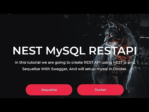 NEST MySQL REST API | Sequelize | Swagger | Docker | CRUD API | Node | Typescript
