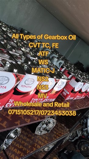 All types of Gearbox oil Wholesale and Retail #kenyantiktok🇰🇪 #mechanic #kenyanmechanics #kirinyagaroad #kisumutiktoker