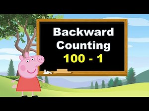 Backward Counting 100 to 1 with spelling, Reverse Counting 100 to 1, Backward Counting,Back Counting