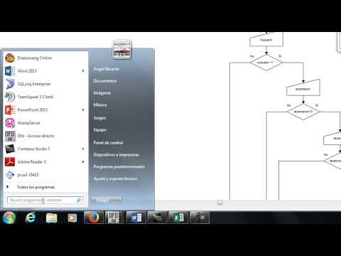 Como usar el programa DFD para realizar diagramas de flujo - Parte 1