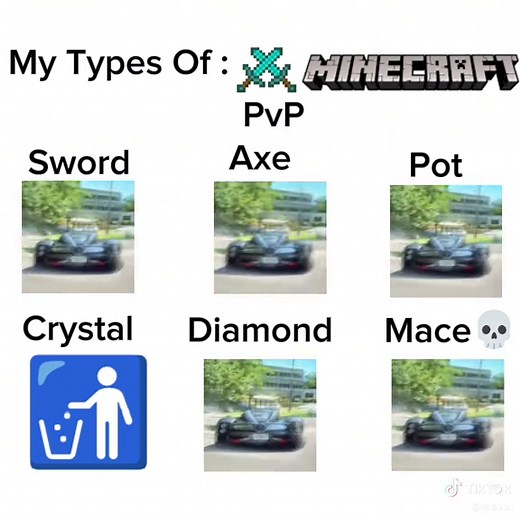 Different Types of PvP in Minecraft