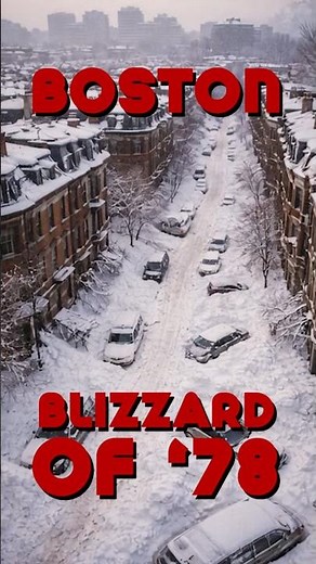 Boston: Blizzard of '78 #BlizzardOf78 #BostonHistory #Massachusetts #WinterStorm #Snowstorm #1978