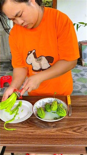How to prepare bitter melon😋