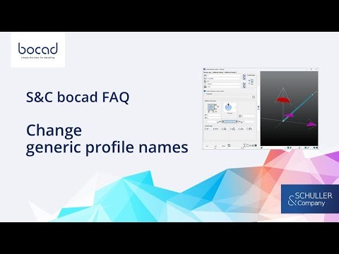 FAQ 124 - S&C bocad - Change generic profile name